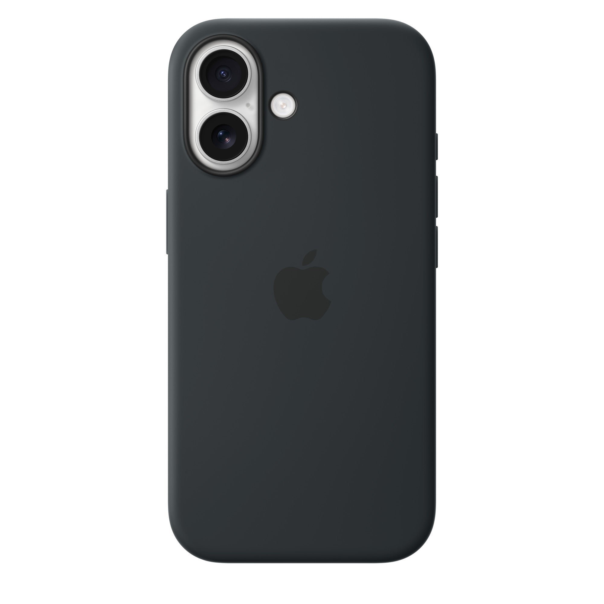 Coque en silicone Apple iPhone 17 avec MagSafe – Noir