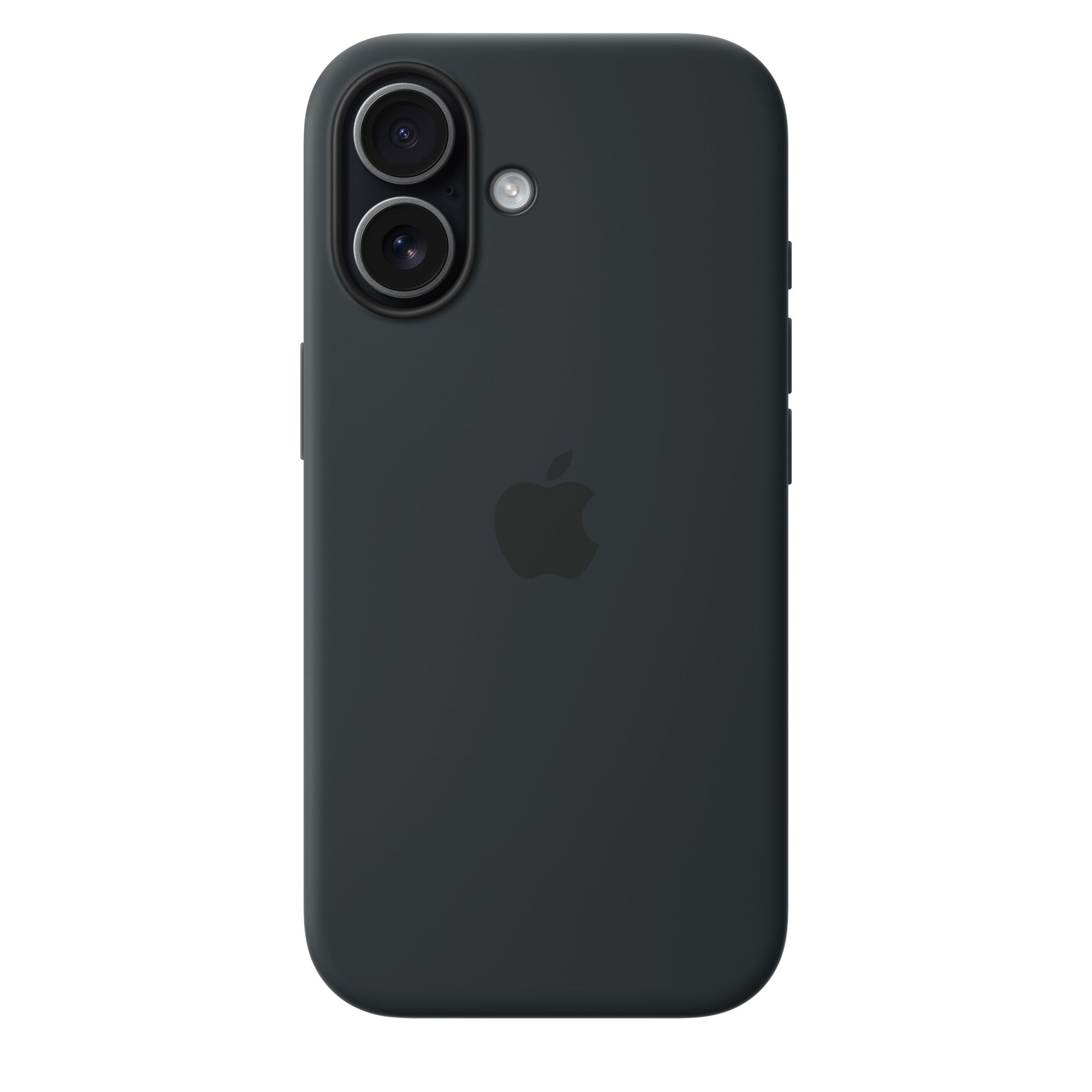Coque en silicone Apple iPhone 17 avec MagSafe – Noir