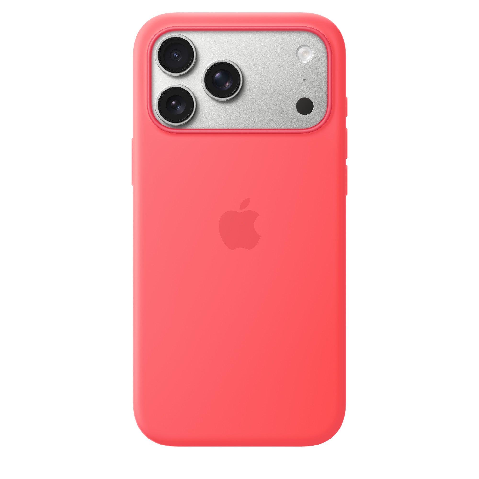 Apple iPhone 17 Pro Silicone Case with MagSafe – Bright Guava