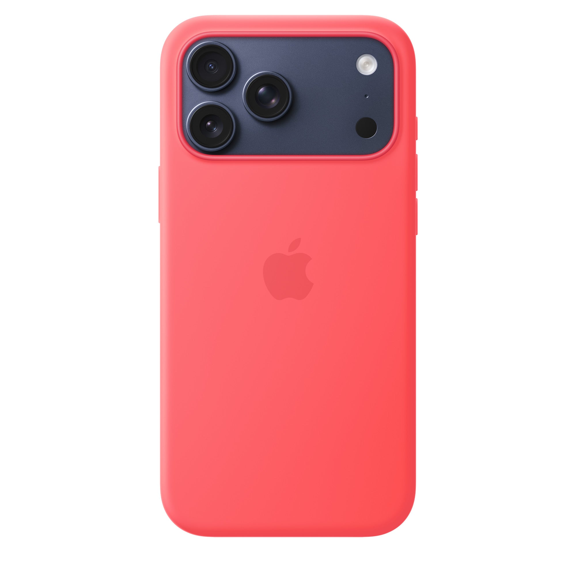 Coque en silicone MagSafe pour iPhone 17 Pro Max – Goyave lumineuse