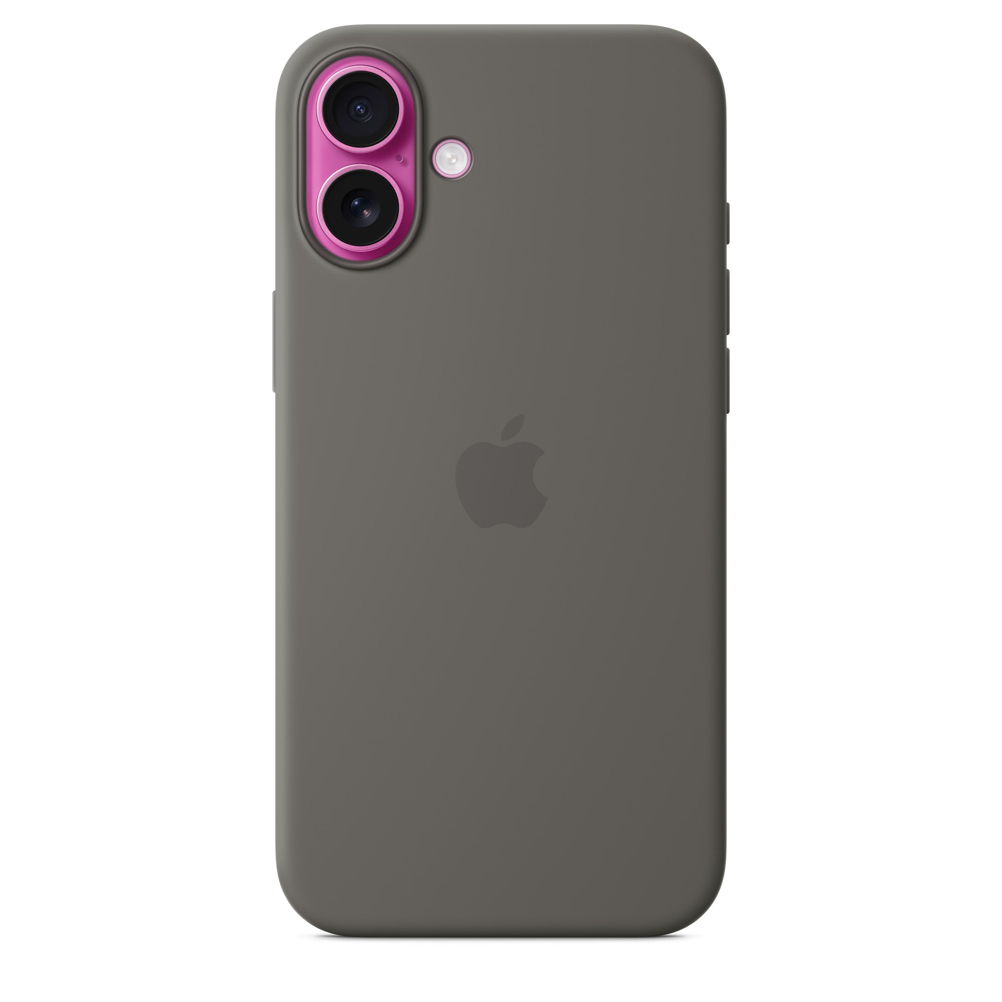 Custodia Apple in Silicone per iPhone 16 con MagSafe - Grigio Pietra