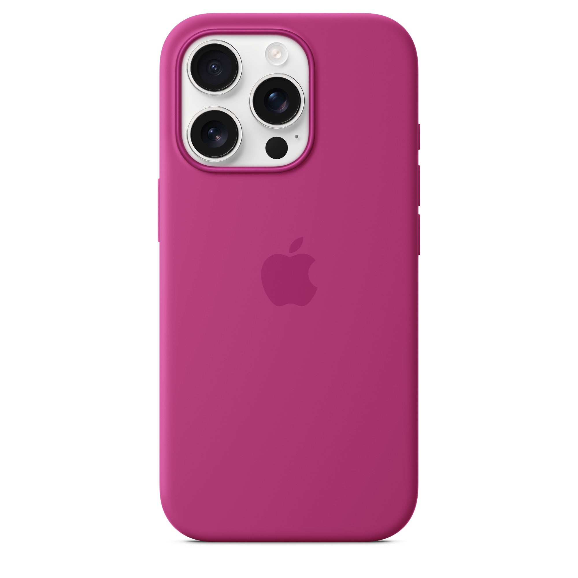 Apple iPhone 16 Pro Max Silikon Case mit MagSafe – Fuchsia