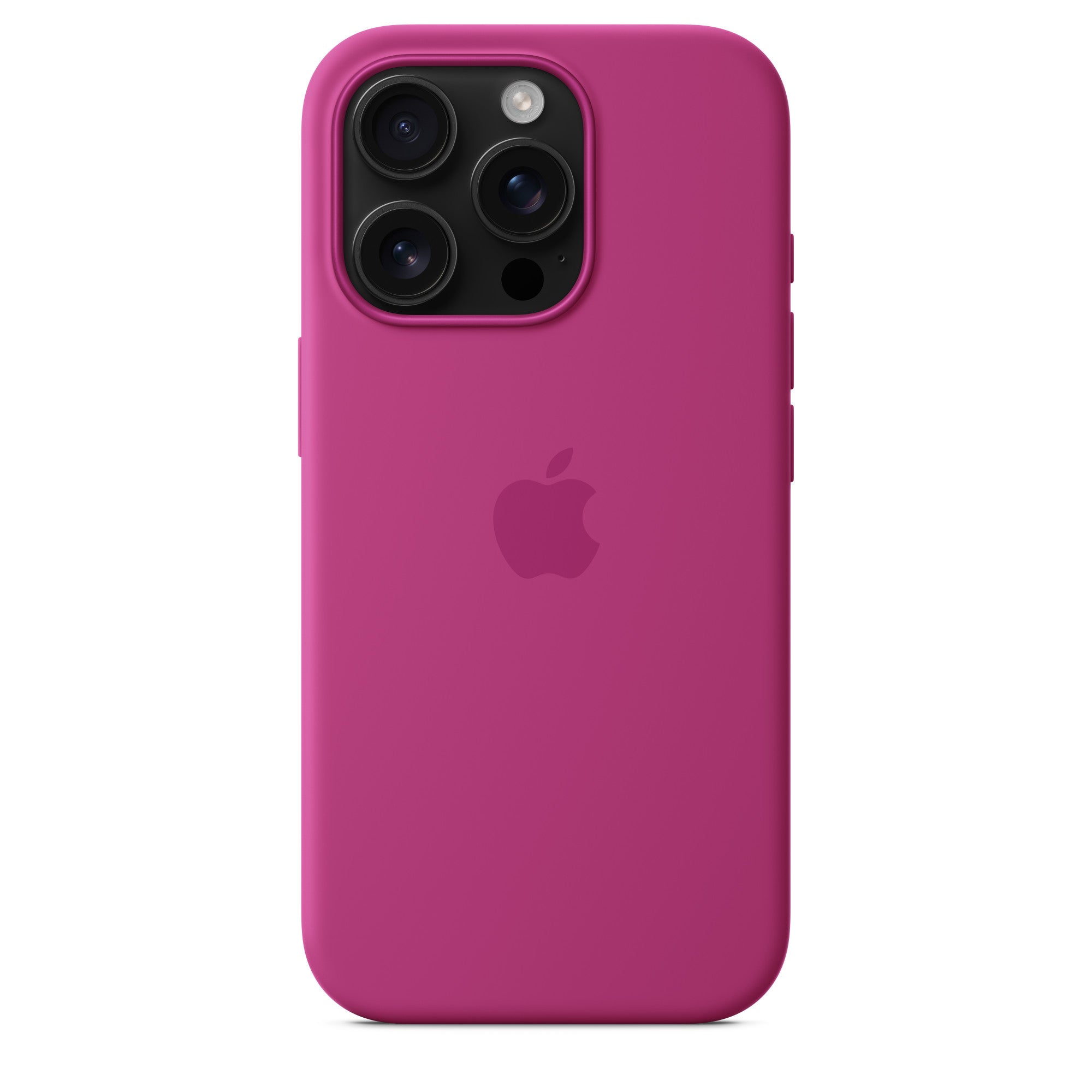 Apple iPhone 16 Pro Max Silikon Case mit MagSafe – Fuchsia