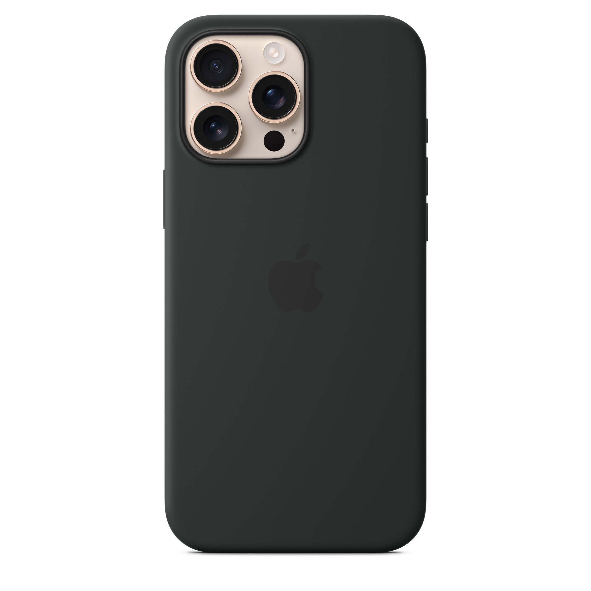 Coque en silicone Apple iPhone 16 Pro Max avec MagSafe - Noir