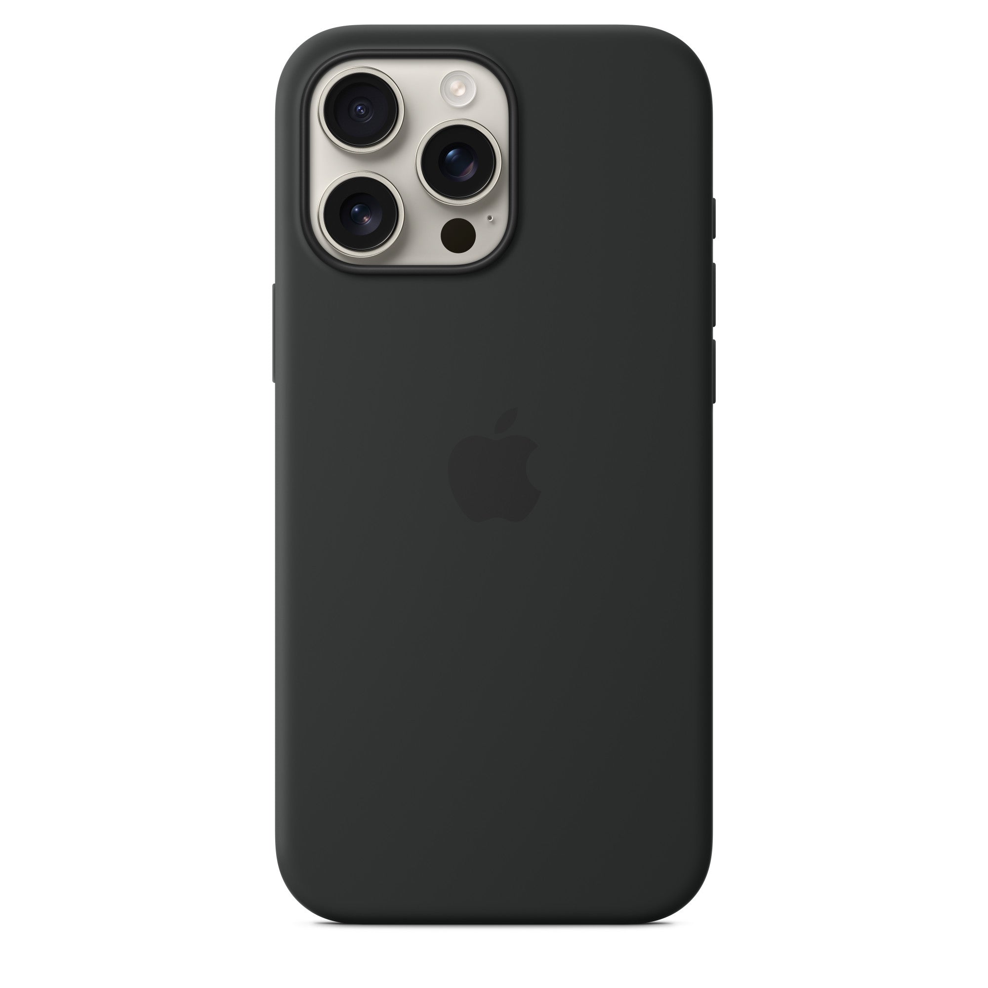Coque en silicone avec MagSafe pour iPhone 16 Pro d'Apple - Noir