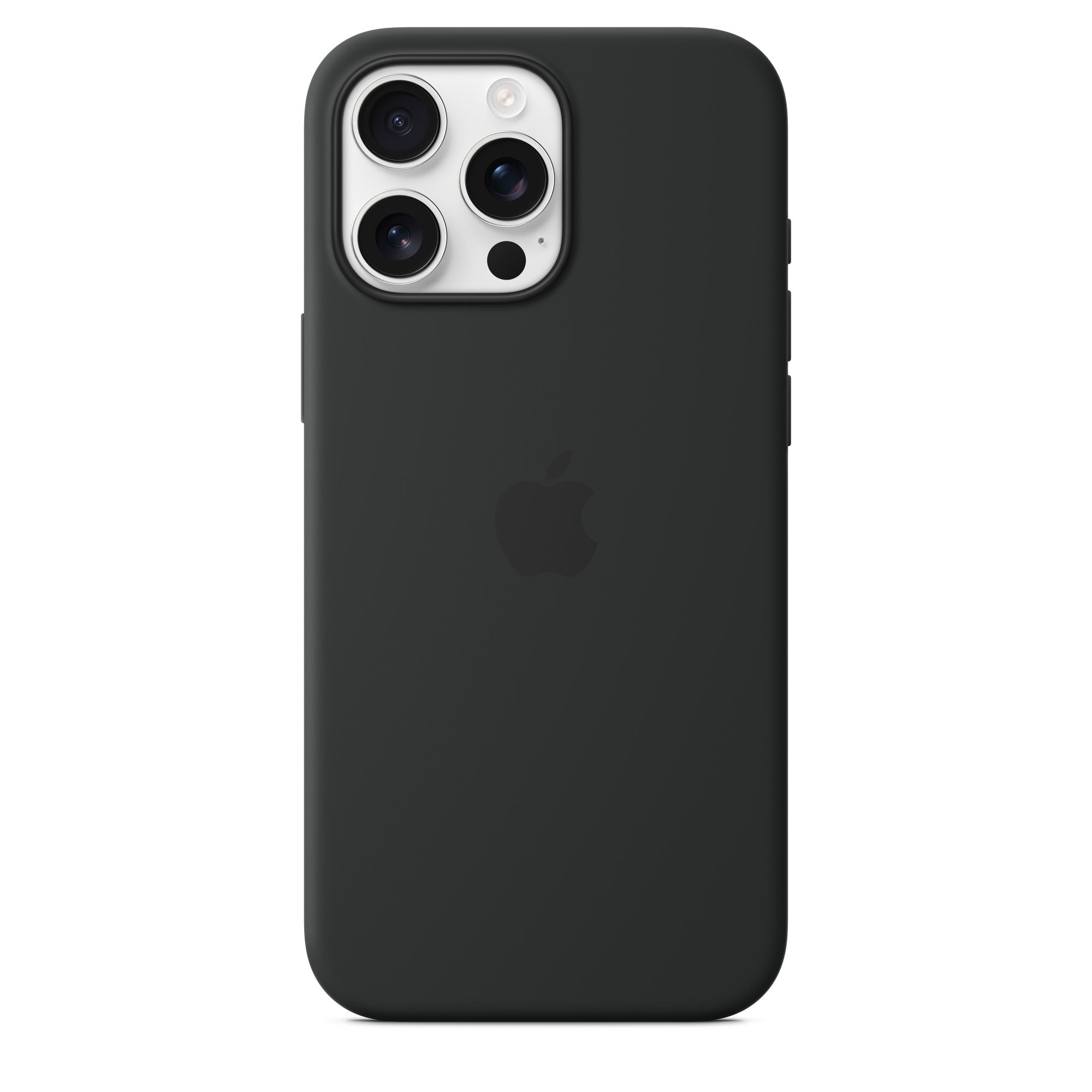 Coque en silicone Apple iPhone 16 Pro Max avec MagSafe - Noir