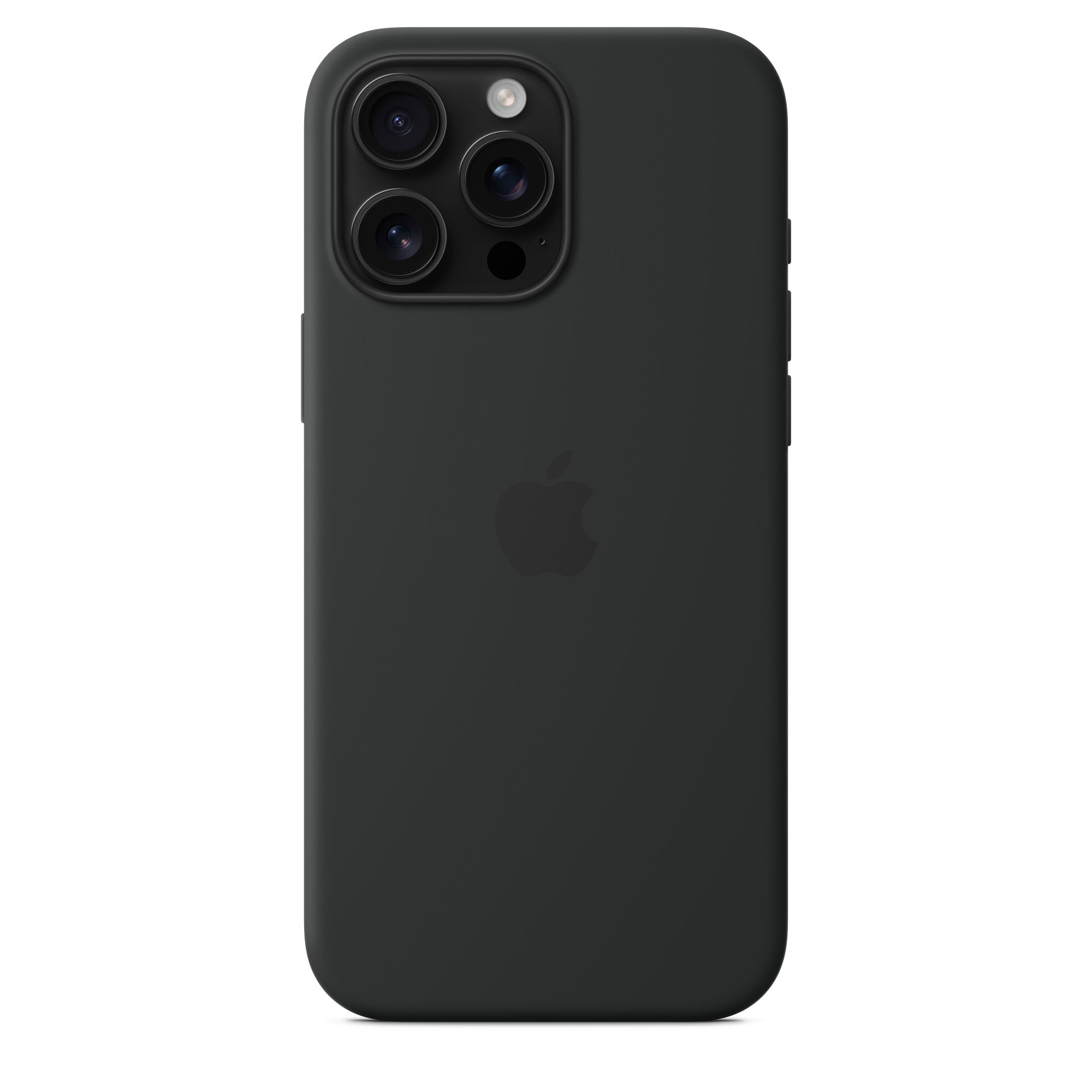 Apple iPhone 16 Pro Silikon Case mit MagSafe – Schwarz