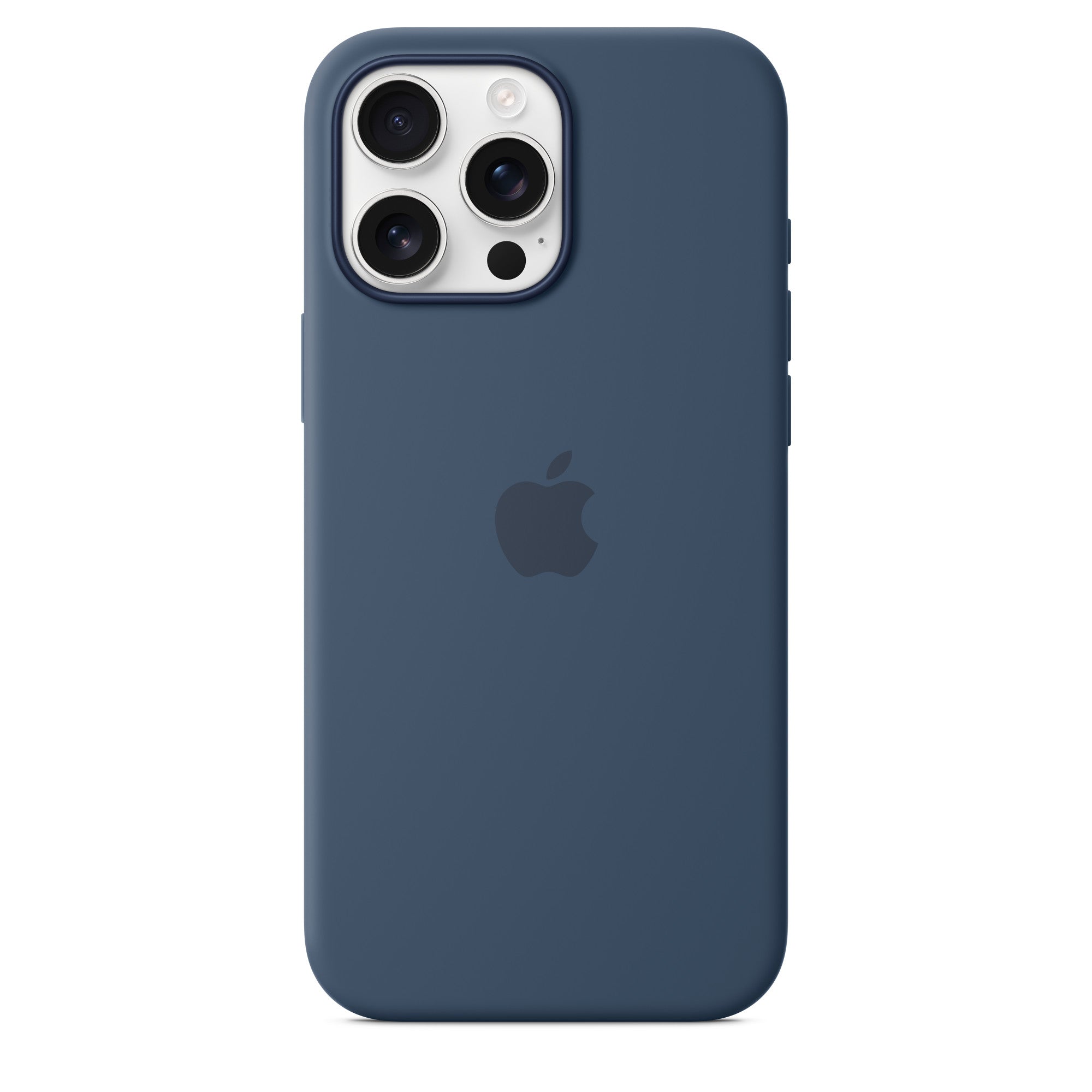 Apple iPhone 16 Pro Silikon Case mit MagSafe – Denim