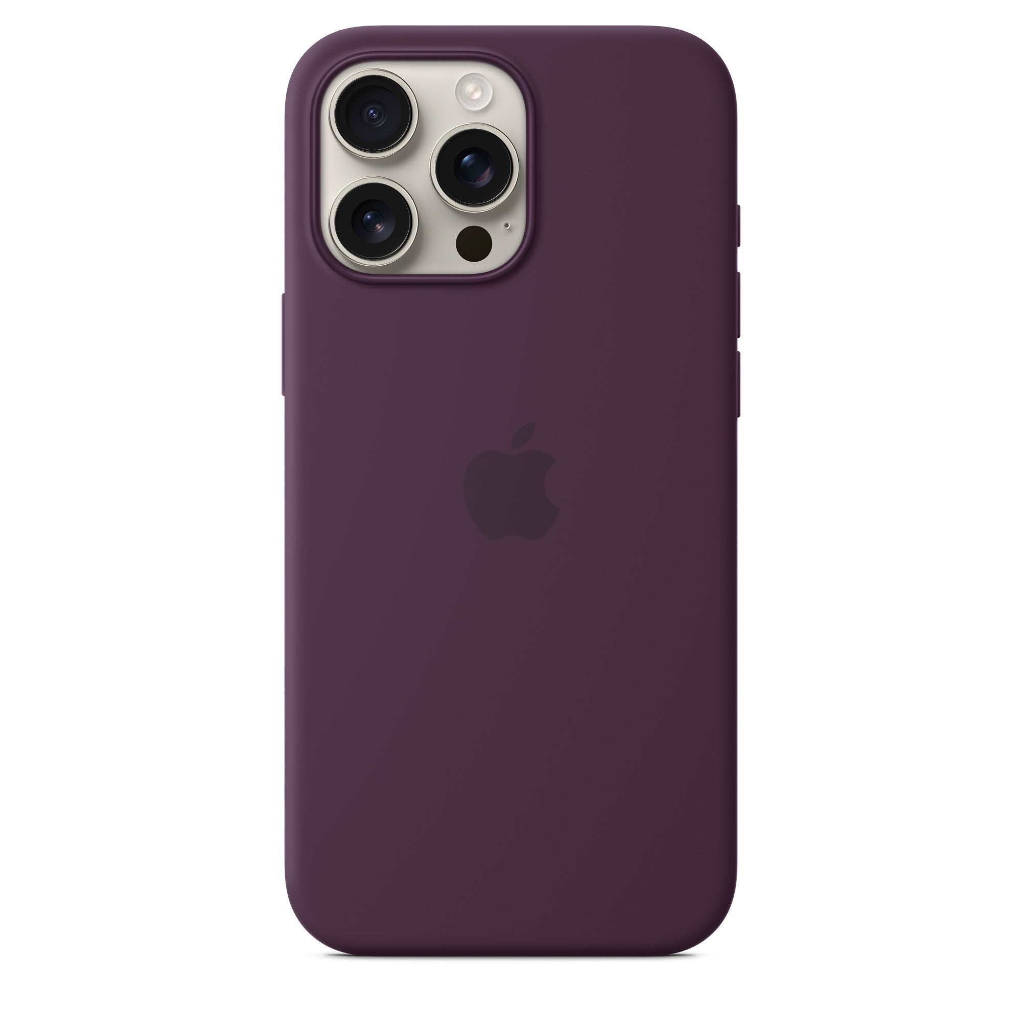 Coque en silicone MagSafe pour iPhone 16 Pro Max – Prune