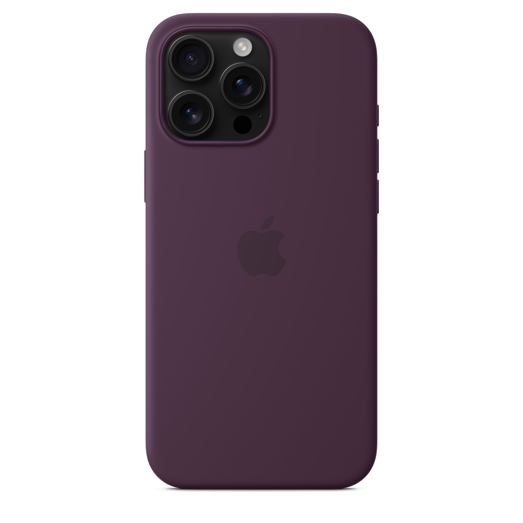 Coque en silicone MagSafe pour iPhone 16 Pro Max – Prune