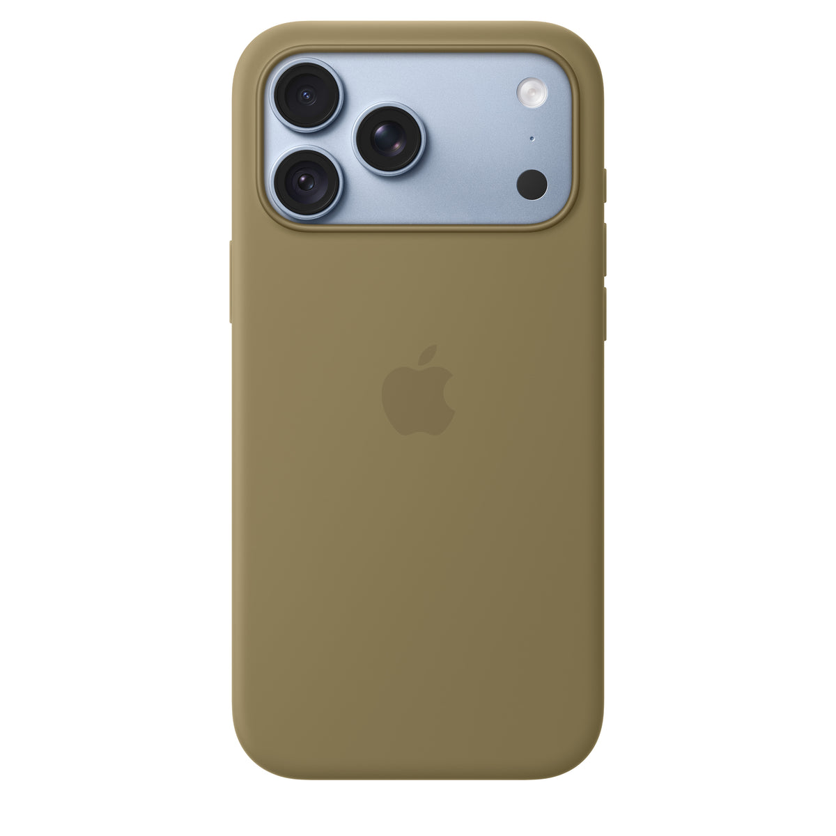 Apple iPhone 18 Pro Max Silicone Case with MagSafe Olive - alternate view 3 | Mobilrise