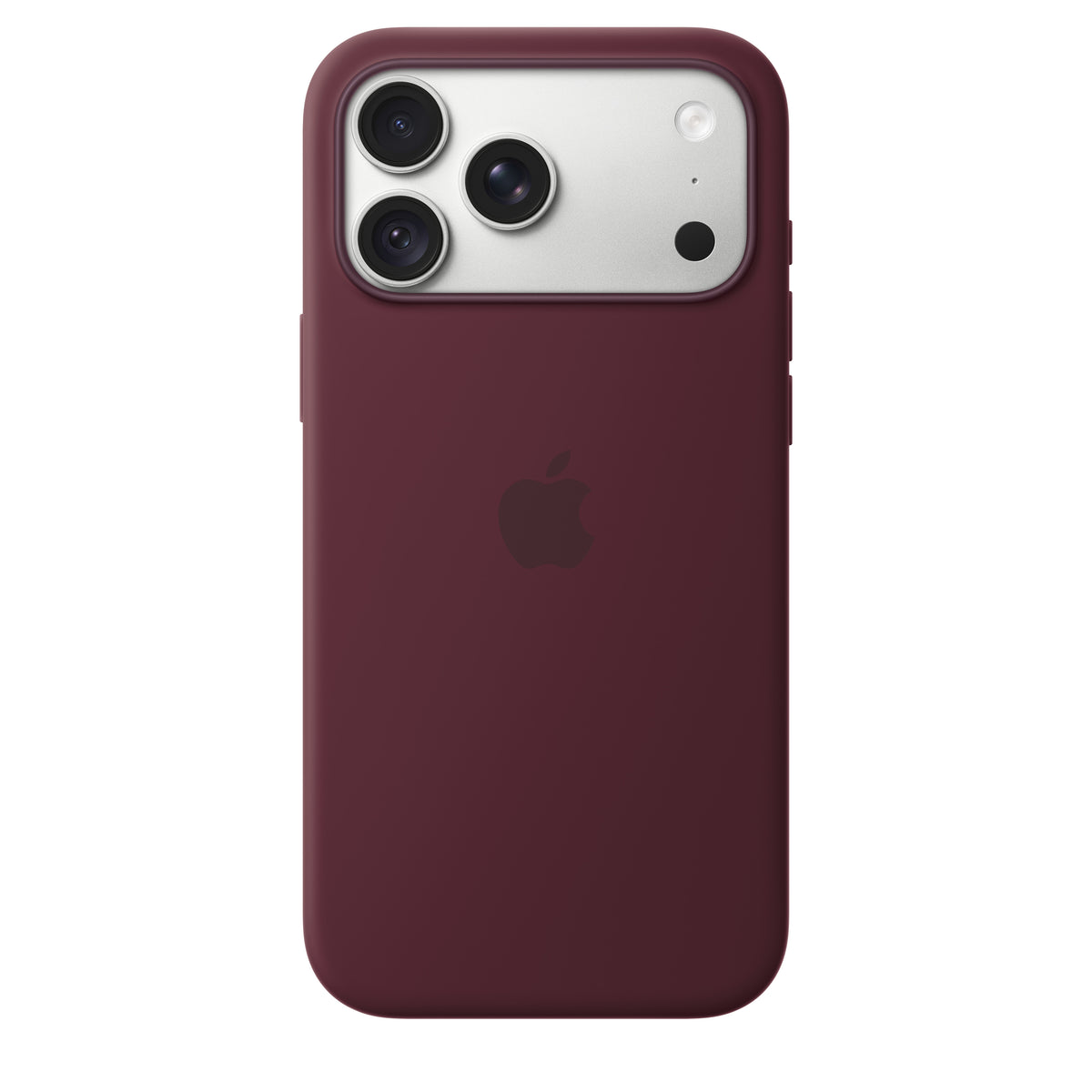 Apple iPhone 18 Pro Max Silicone Case with MagSafe Burgundy - alternate view 3 | Mobilrise